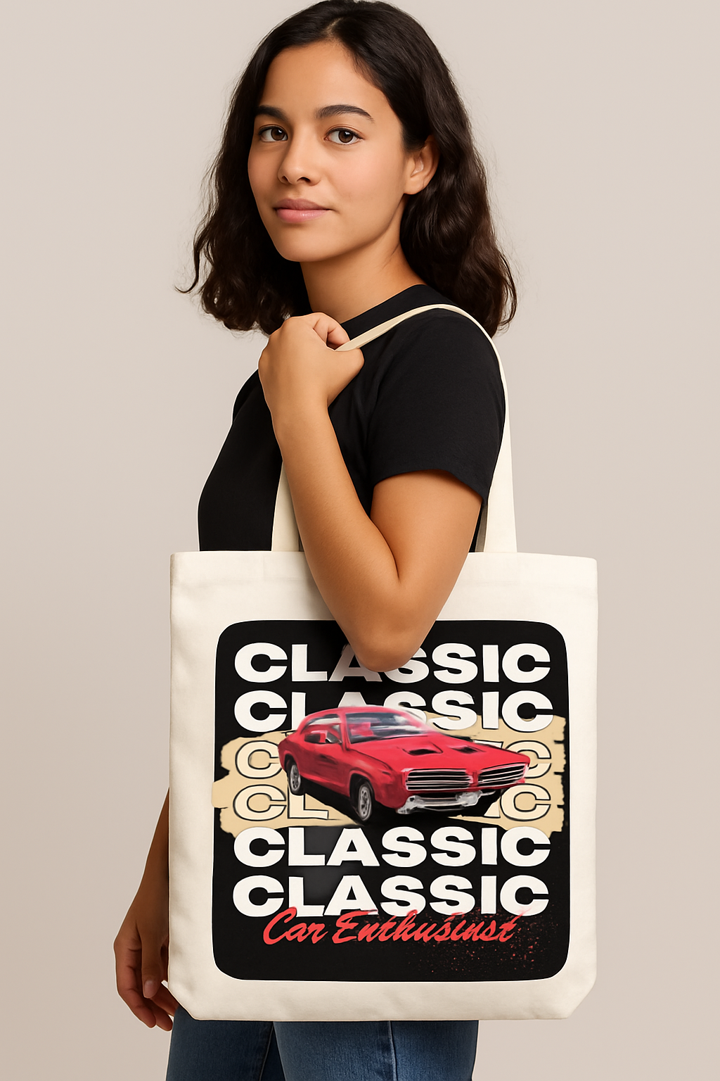 Classic Car Tote Bag
