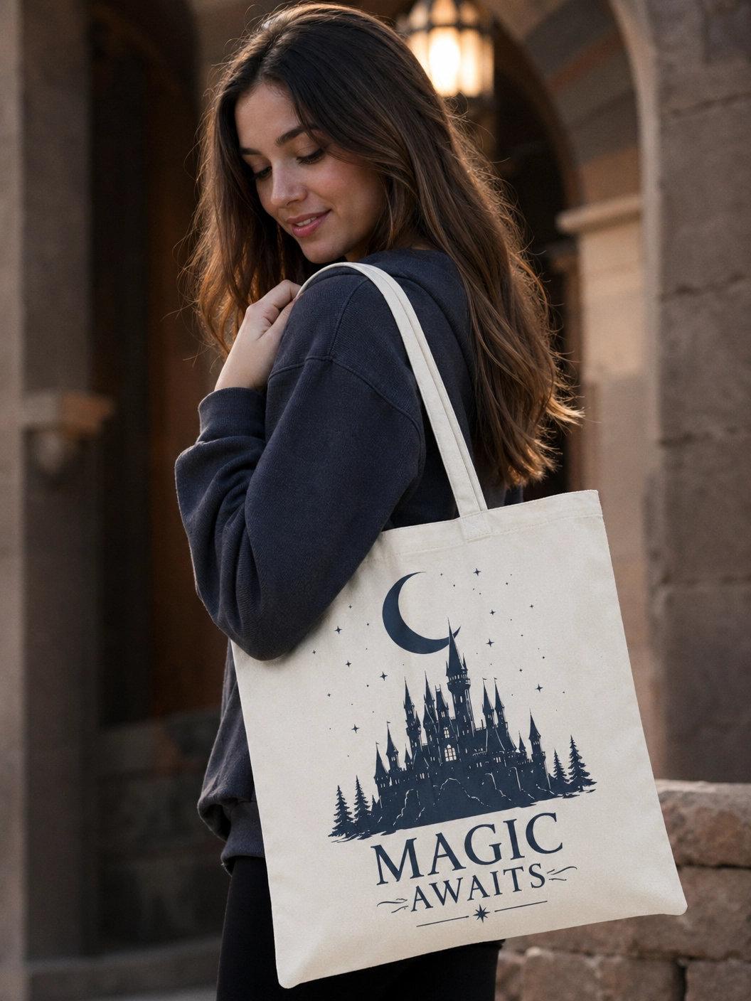 Magic Awaits Tote Bag